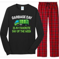 Garbage Day Is My favorite Day Long Sleeve Pajama Set