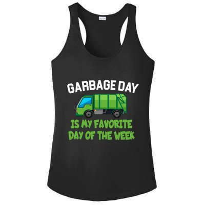 Garbage Day Is My favorite Day Ladies PosiCharge Competitor Racerback Tank