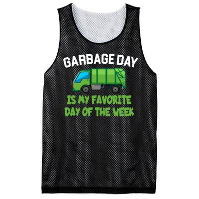 Garbage Day Is My favorite Day Mesh Reversible Basketball Jersey Tank