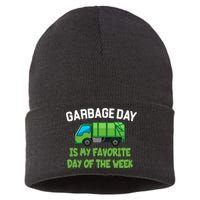 Garbage Day Is My favorite Day Sustainable Knit Beanie