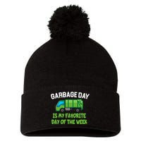 Garbage Day Is My favorite Day Pom Pom 12in Knit Beanie