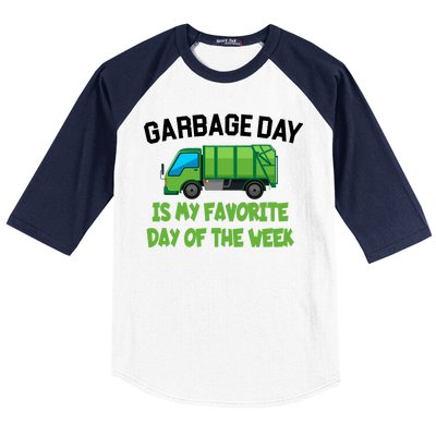 Garbage Day Is My favorite Day Baseball Sleeve Shirt