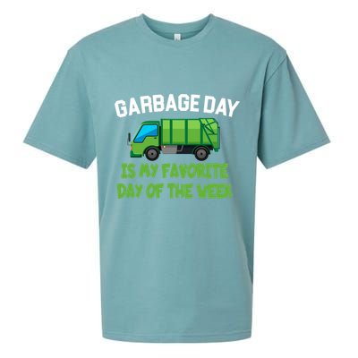Garbage Day Is My favorite Day Sueded Cloud Jersey T-Shirt