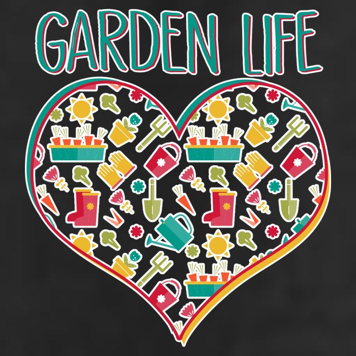 Garden Life Doodle 7 Panel Mesh Trucker Snapback Hat