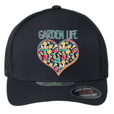 Garden Life Doodle Flexfit Unipanel Trucker Cap