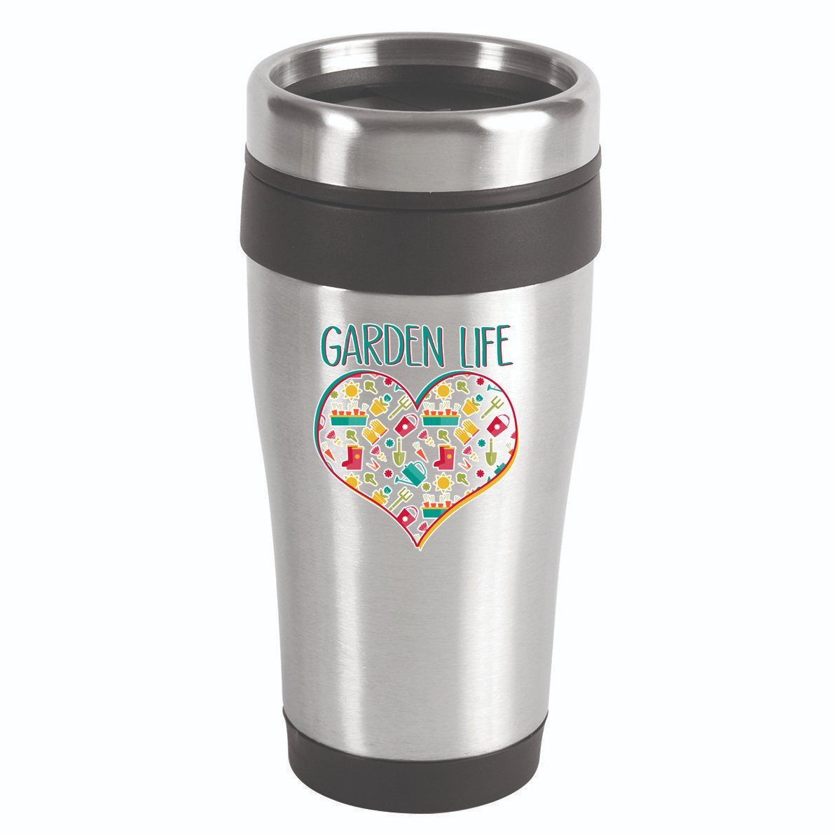 Garden Life Doodle 16oz Travel Tumbler