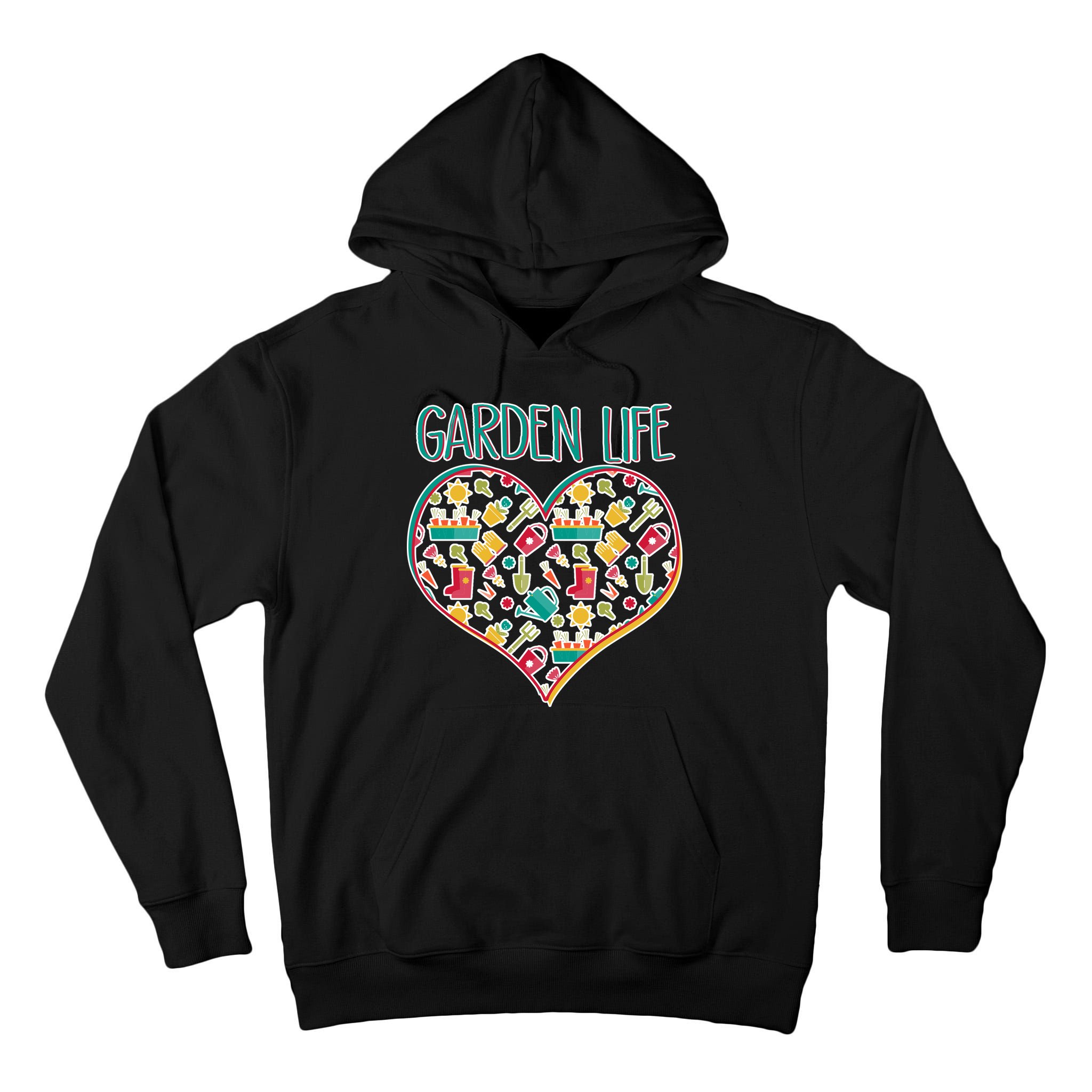 Garden Life Doodle Tall Hoodie
