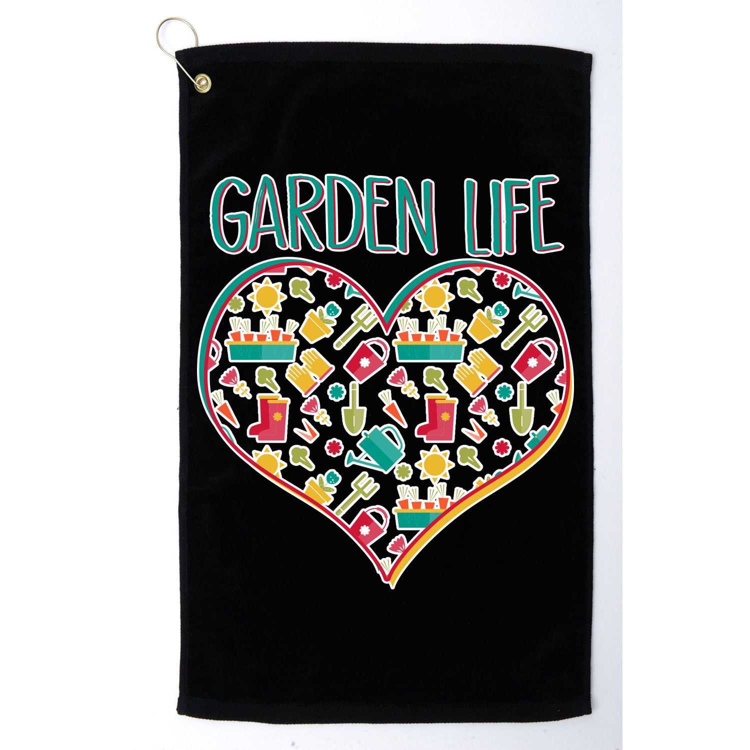 Garden Life Doodle Golf Towel