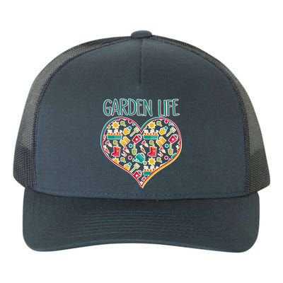 Garden Life Doodle Yupoong Adult 5-Panel Trucker Hat