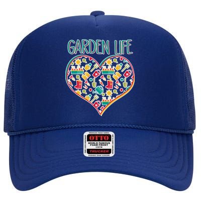 Garden Life Doodle High Crown Mesh Back Trucker Hat