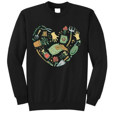 Garden Tools Heart Sweatshirt