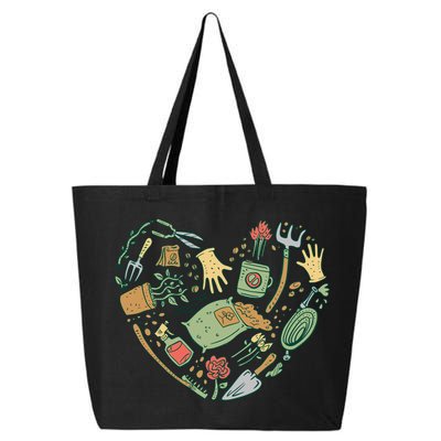 Garden Tools Heart 25L Jumbo Tote
