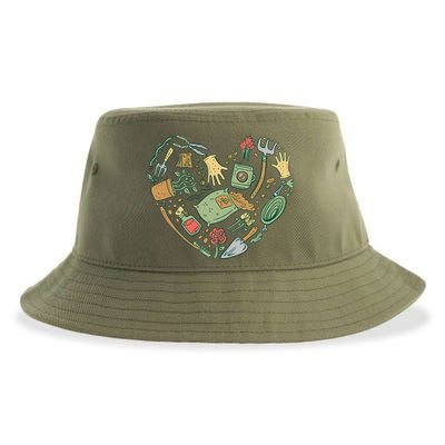 Garden Tools Heart Sustainable Bucket Hat