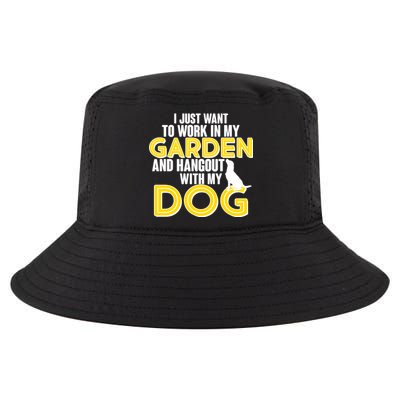 Gardening And Hangout With My Dogs Cool Comfort Performance Bucket Hat