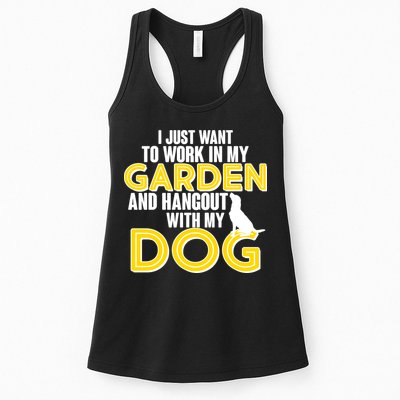 Gardening And Hangout With My Dogs Womens Tank Top