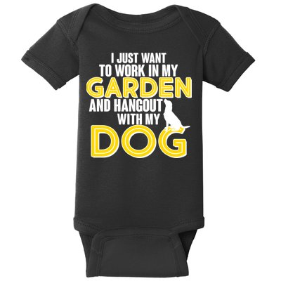 Gardening And Hangout With My Dogs Baby Bodysuit