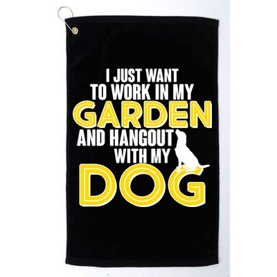 Gardening And Hangout With My Dogs Golf Towel