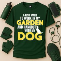 Gardening And Hangout With My Dogs Cooling Performance Crew T-Shirt