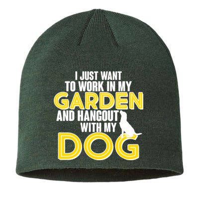 Gardening And Hangout With My Dogs Sustainable Beanie