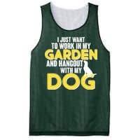 Gardening And Hangout With My Dogs Mesh Reversible Basketball Jersey Tank