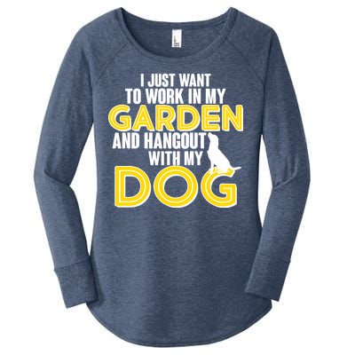 Gardening And Hangout With My Dogs Women's Perfect Tri Tunic Long Sleeve Shirt