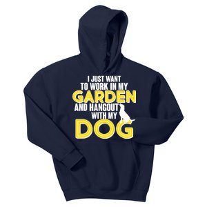 Gardening And Hangout With My Dogs Kids Hoodie