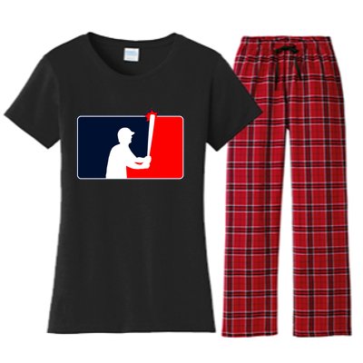 Gardner Banging The Dugout Roof Women's Flannel Pajama Set