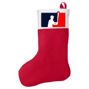 Gardner Banging The Dugout Roof Felt Holiday Christmas Stocking