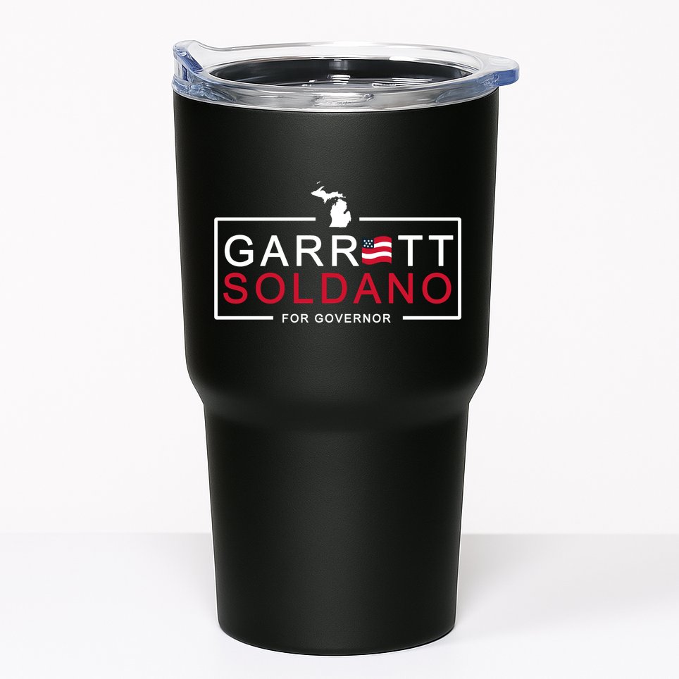 Garret Soldano For Governor Election Tumbler