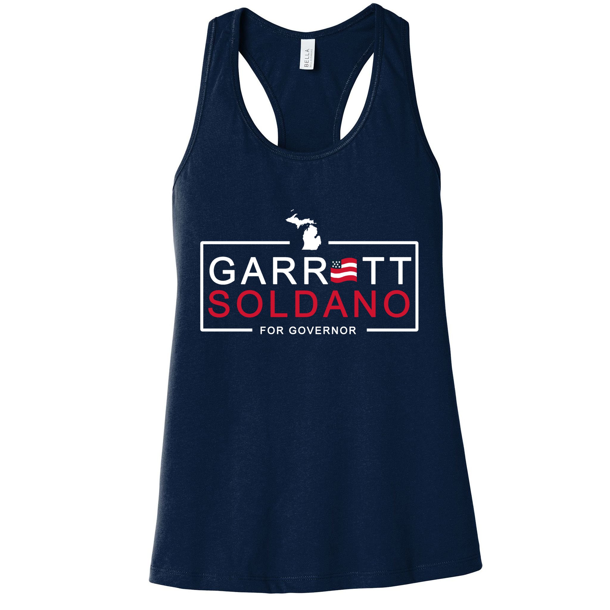 Garret Soldano For Governor Election Womens Tank Top