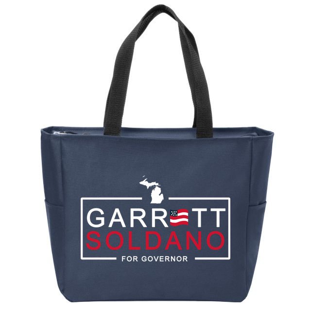 Garret Soldano For Governor Election Zip Tote Bag