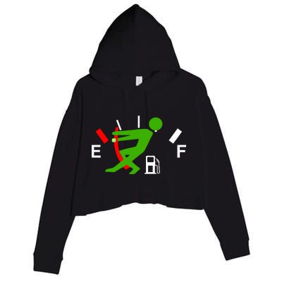 Gas Problems Crop Fleece Hoodie