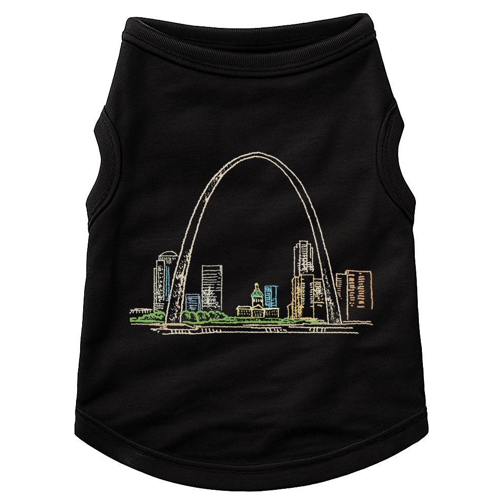 Gateway Arch St Louis Doggie Tank