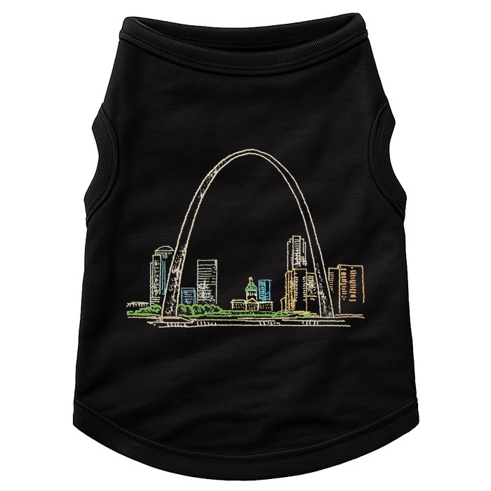 Gateway Arch St Louis Doggie Tank