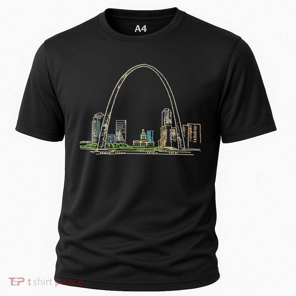 Gateway Arch St Louis Performance Shirt