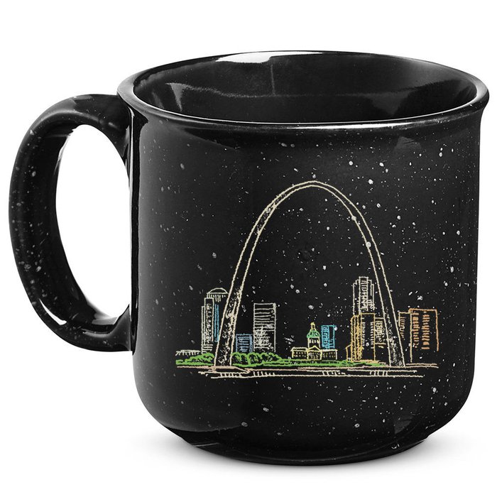 Gateway Arch St Louis 15oz Campfire Ceramic Mug
