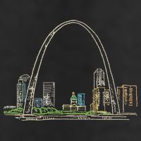 Gateway Arch St Louis 15oz Campfire Ceramic Mug
