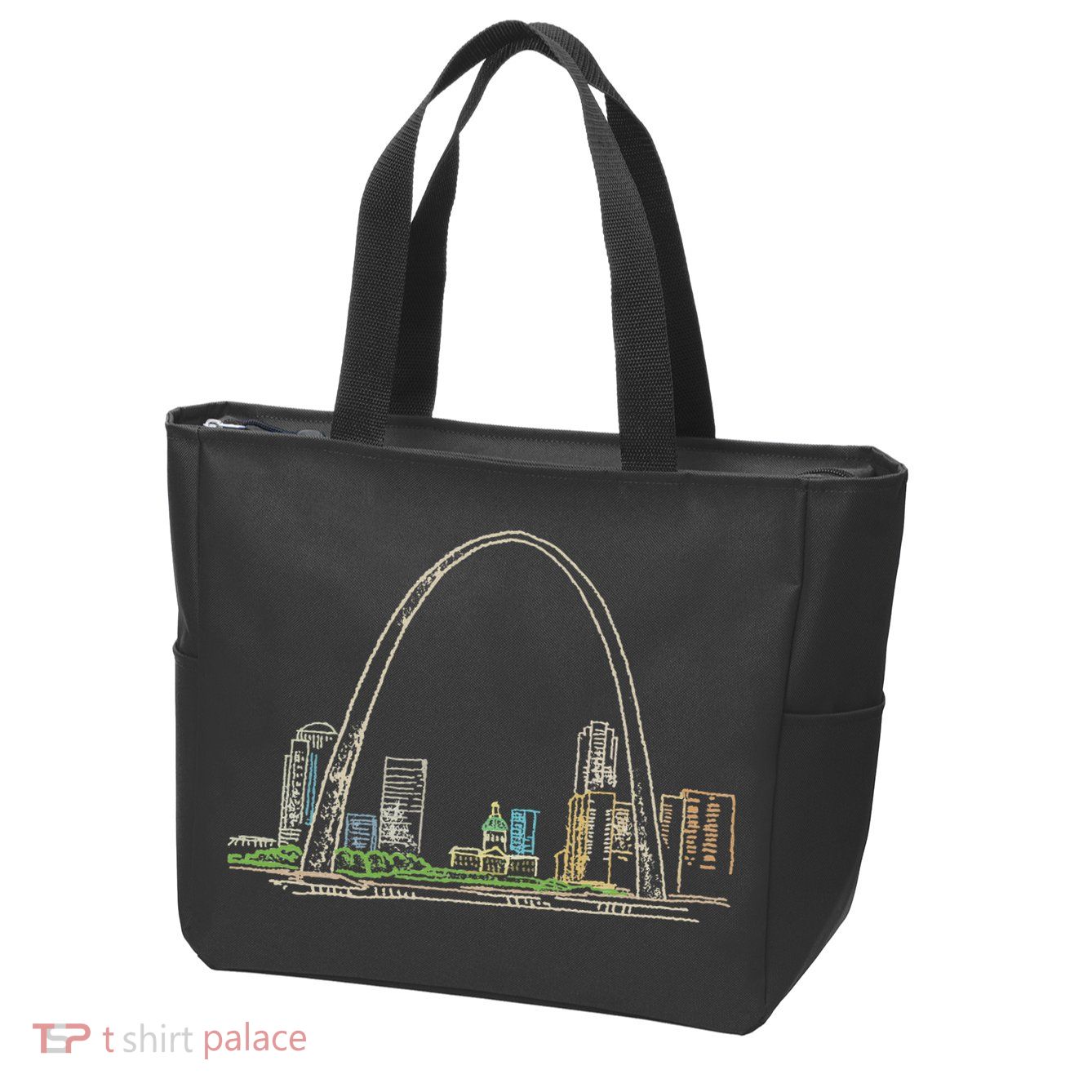 Gateway Arch St Louis Zip Tote Bag