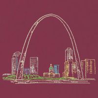 Gateway Arch St Louis 16oz Travel Tumbler