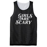 Girls Are Scary Funny Tees Gift Mesh Reversible Basketball Jersey Tank