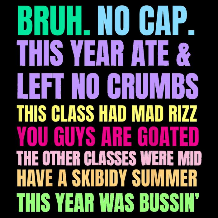 Gen A Slang Teachers Happy Last Day Of School 2025 Funny Cooling Performance Crew T-Shirt