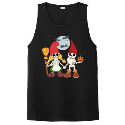 Gnome And Skeleton Halloween Meaningful Gift PosiCharge Competitor Tank