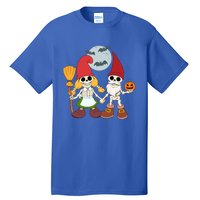 Gnome And Skeleton Halloween Meaningful Gift Tall T-Shirt