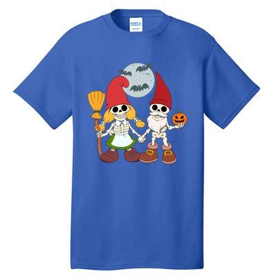 Gnome And Skeleton Halloween Meaningful Gift Tall T-Shirt