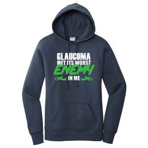 Glaucoma Awareness Survivor Therapy Warrior Gift Women's Pullover Hoodie