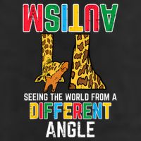 Giraffe Autism Seeing World Different Angle Awareness  Hat