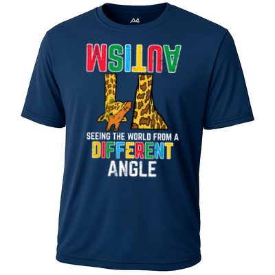 Giraffe Autism Seeing World Different Angle Awareness  Performance Shirt