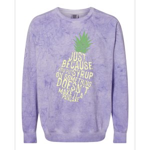 Gus And Spencer Funny Pineapple Psych Colorblast Crewneck Sweatshirt