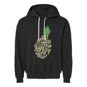 Gus And Spencer Funny Pineapple Psych Garment-Dyed Fleece Hoodie