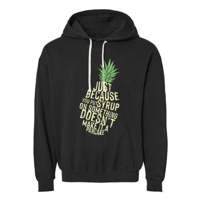 Gus And Spencer Funny Pineapple Psych Garment-Dyed Fleece Hoodie